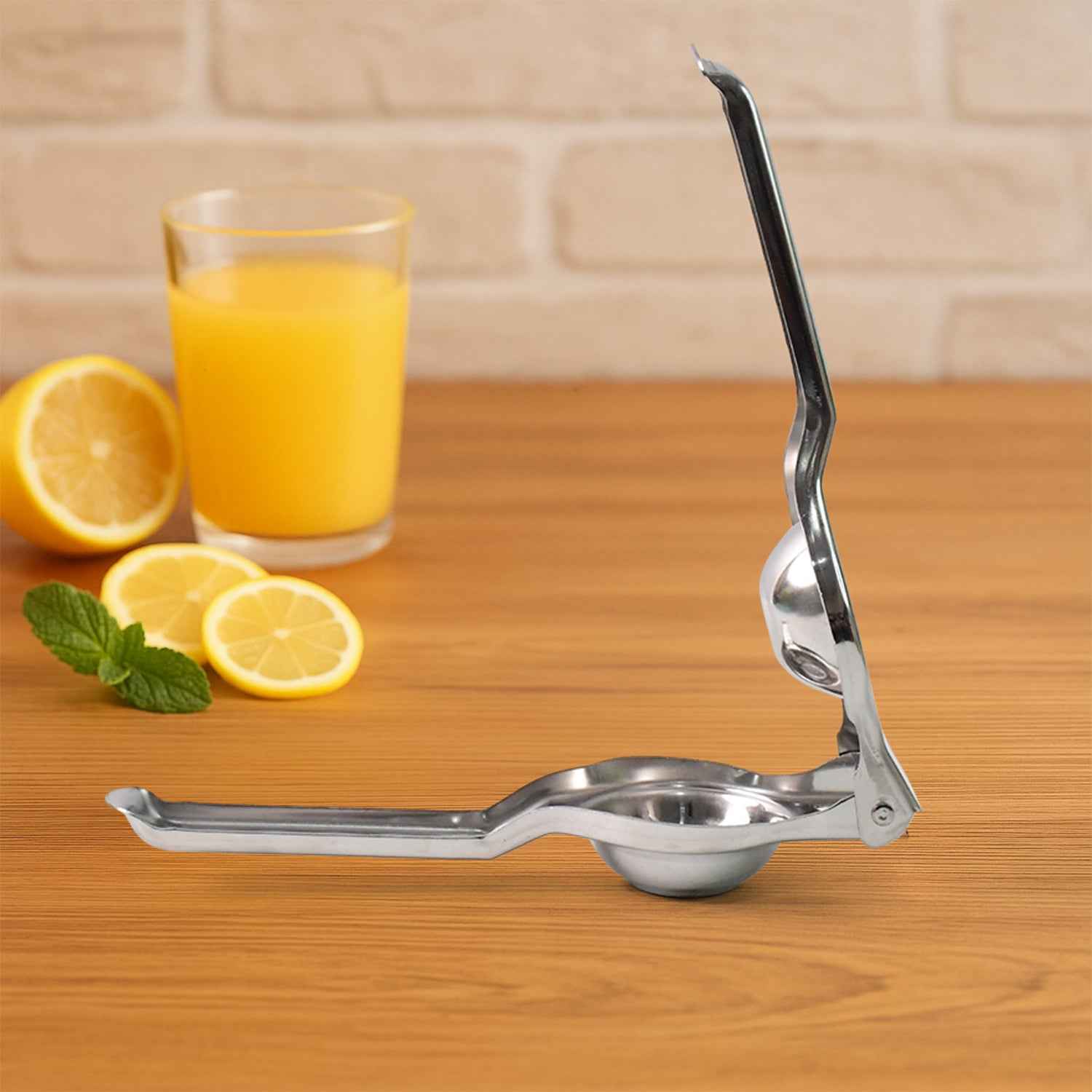 Supermom 2-in-1 Heavy Duty Stainless Steel Lemon Squeezer With Built-in Bottle Opener
