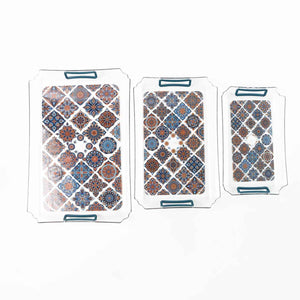 Supermom 3-piece Multipurpose Serving Tray - (3 Pc  Set)