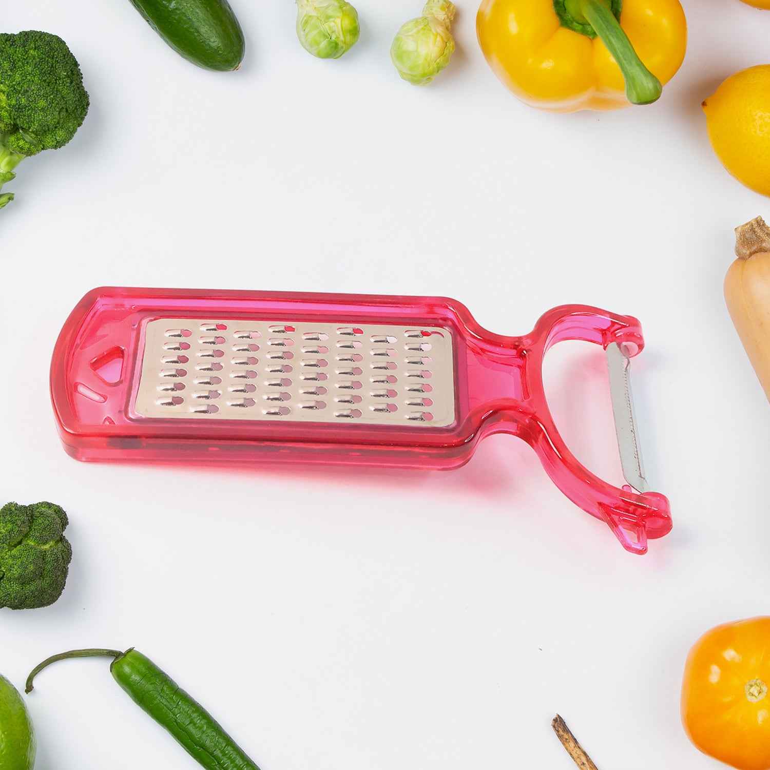 2-in-1 Multifunctional Kitchen Peeler With Grater (1 Pc)