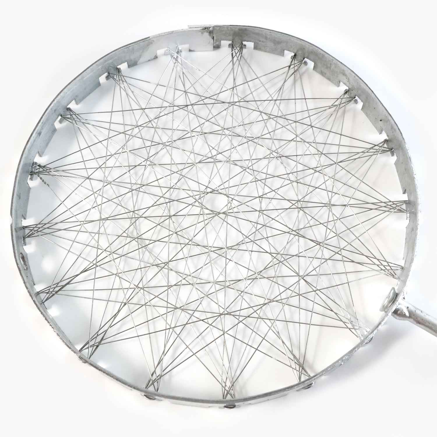 Stainless Steel Wire Skimmer With Wooden Handle (1 Pc)