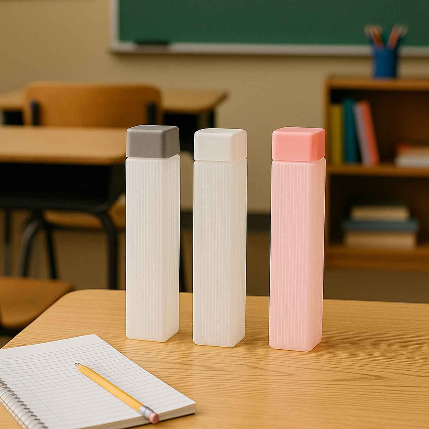 Bpa Plastic Leakproof Hydration Water Bottles (6 In 1)