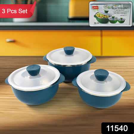 Apex Microwave-safe Serving Bowl 3 Pcs Set (700ml 1000ml 1400ml)