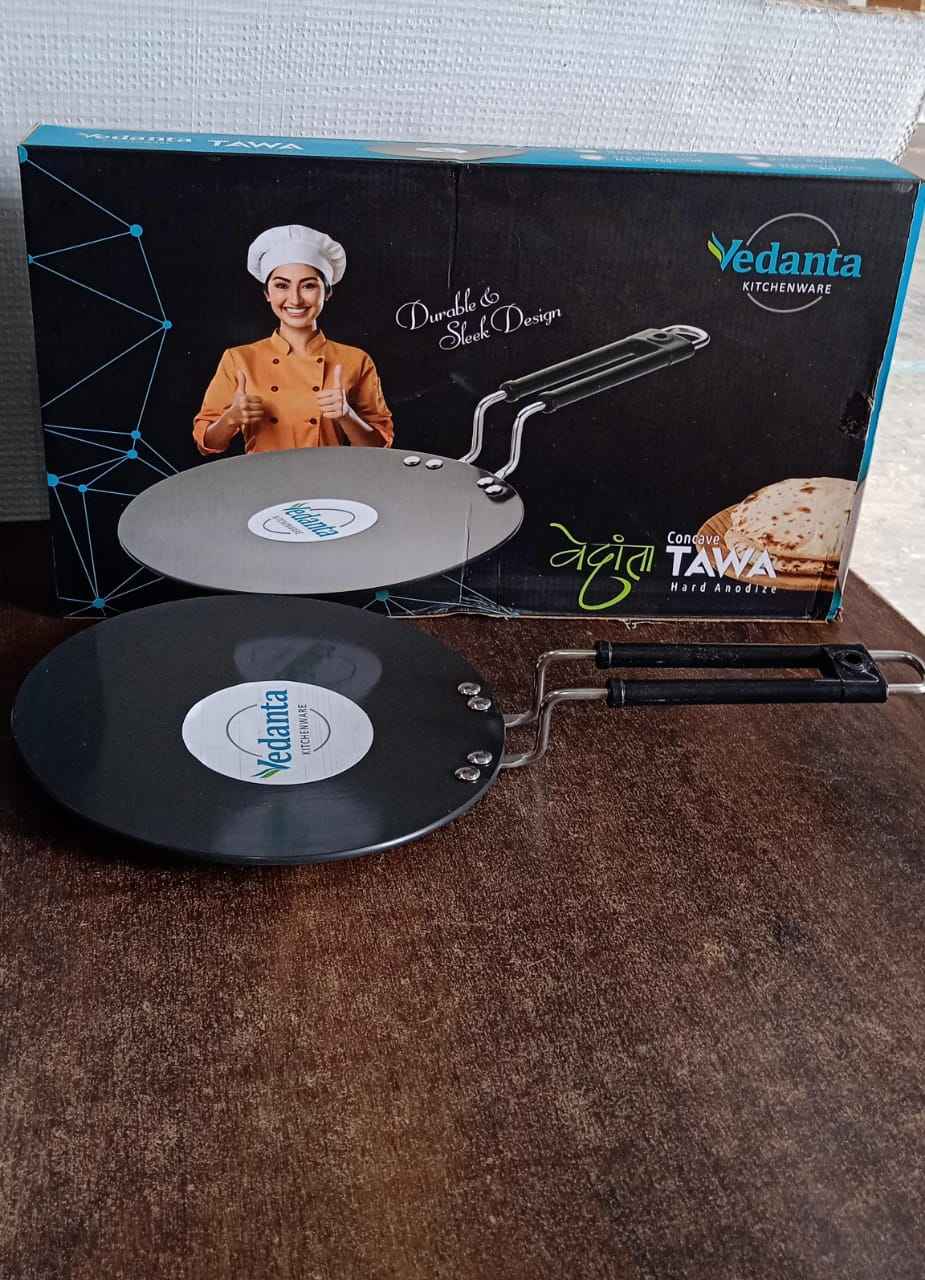 Compact Non-stick Flat Roti Tawa (9 Inch  1 Pc)