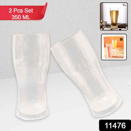 Apex Vista Unbreakable Pitcher Glass Set  350 Ml (Approx)  2-piece